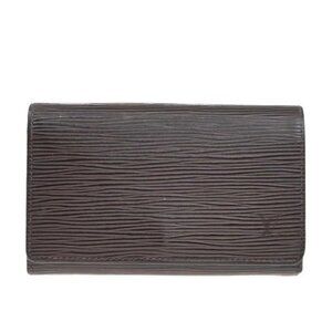 LOUIS VUITTON Portefeuille Tresor Bifold Wallet Epi Leather Brown M6350D 67KP334